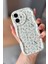 IPHONE 16 Mavi Çiçekli Ekru Kılıf 2