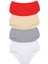 4 Adet Tutku Kadın Yüksek Bel Bato Kalın Lastik Külot S13 1