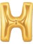 Altın Sarısı Folyo Harf Balon 1 Metre ( Lisinya ) 1