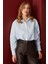 Basic Yırtmaçlı Oversize Gömlek 2