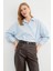 Basic Yırtmaçlı Oversize Gömlek 7
