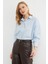 Basic Yırtmaçlı Oversize Gömlek 8