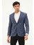 Erkek Slim Fit Blazer Ceket Mavi 1