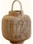 El Yapımı Dekoratif Rattan Mumluk 28X30X38, Şık ve Doğal Tasarım 1