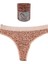 -Leopard Desenli Kadın String Külot 1