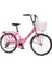 Squab 24 Jant 16 Kadro 6 Vites Şehir Bisiklet Pembe 1