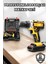Metal Dişli 24W Akülü Matkap -Çift Bataryalı ve LED Çalışma Işığı ile Tam Set 1
