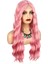 Pembe Dalgalı Tül Peruk 3