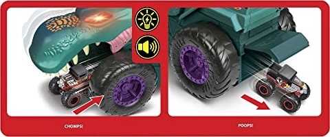 Esranın Dünyası Hot Wheels® Monster Trucks Araba Yiyen Mega Wrex görsel 2