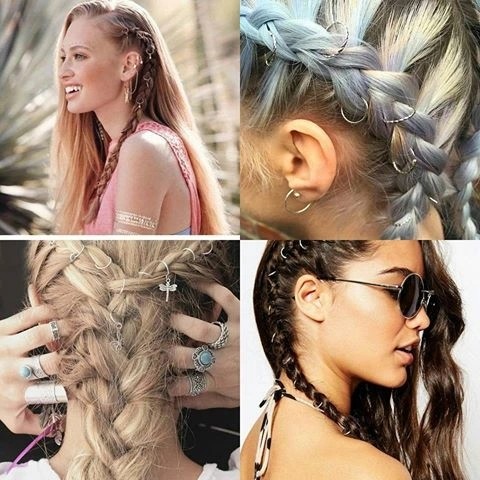 Renas Store Saç Piercingi - Saç Yüzüğü - Silver