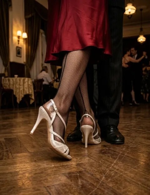 Lo Mejor Shoes Eşsiz Model Gümüş Renk 8.5 cm 13 Pont Topuk Boyu Tango Salsa Dans ve Abiye Ayakkabısı