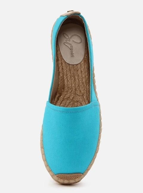 Su Espadril Aileen Turkuaz Kadın Düz Espadril görsel 5