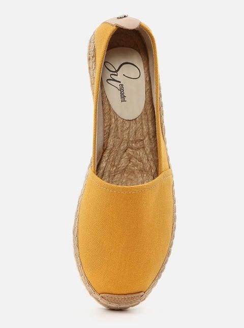 Su Espadril Aileen Sarı Kadın Düz Espadril görsel 4
