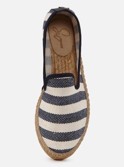 Su Espadril Bianca Lacivert Kadın Düz Espadril görsel 5