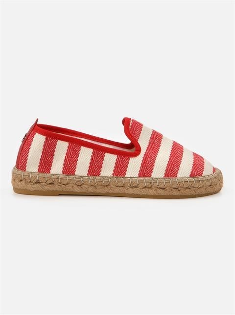 Su Espadril Bianca Kırmızı Kadın Düz Espadril görsel 2