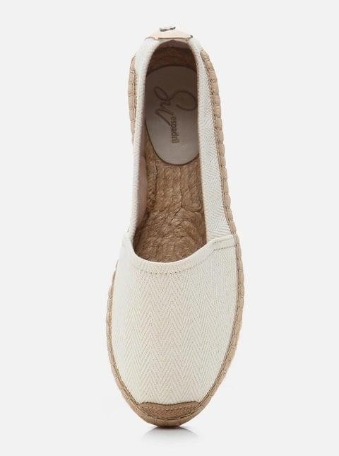 Su Espadril Aiden Beyaz Kadın Düz Espadril görsel 4