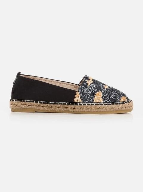 Su Espadril Anna Siyah Kadın Düz Espadril görsel 2