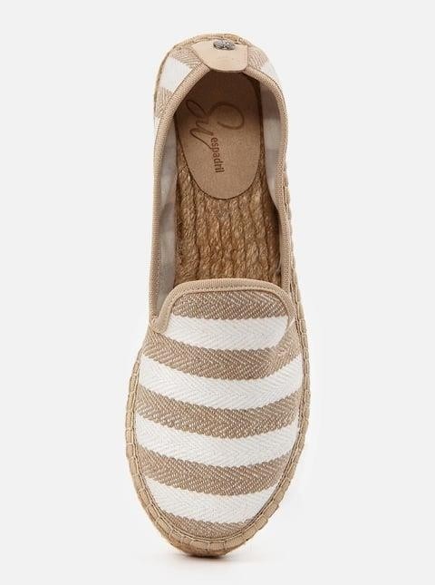 Su Espadril Bianca Bej Kadın Düz Espadril görsel 3