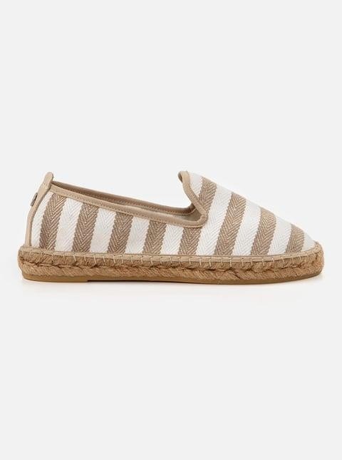 Su Espadril Bianca Bej Kadın Düz Espadril görsel 4
