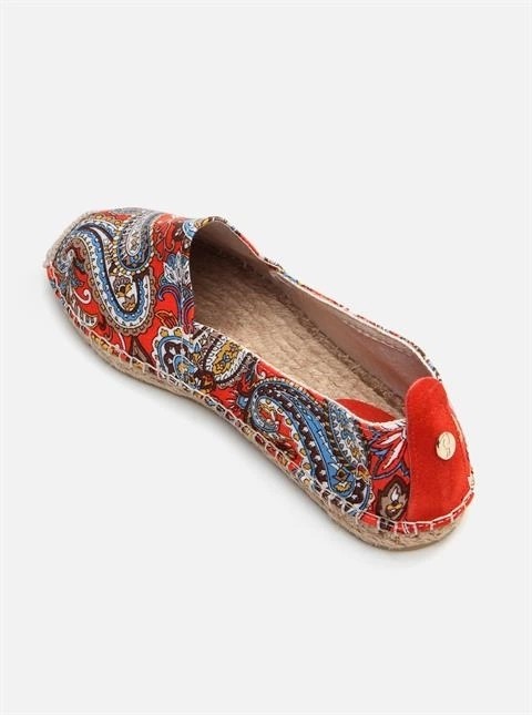 Su Espadril Tenny Kırmızı Şal Kadın Düz Espadril görsel 2