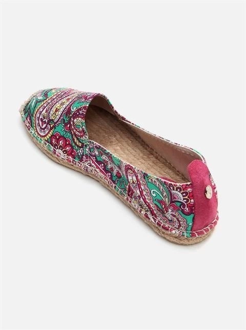 Su Espadril Tenny Yeşil Şal Kadın Düz Espadril görsel 2