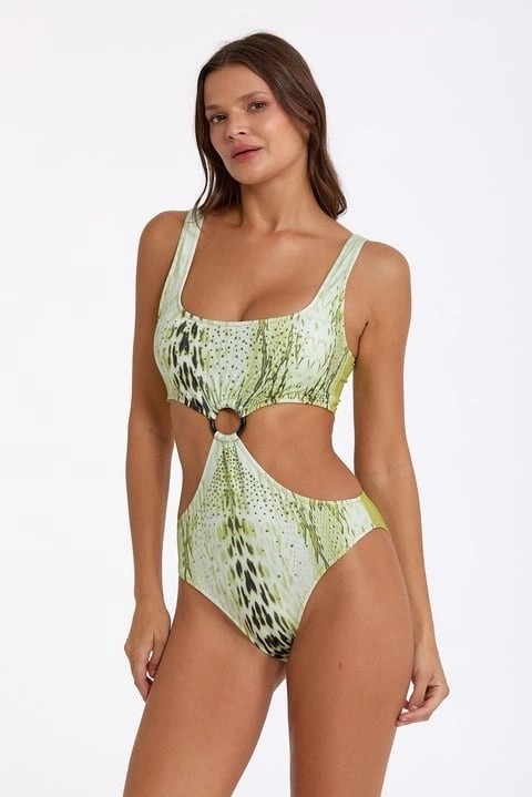 Amora Fancy Clothing Argento 0567-3025 Halka Detaylı Mayokini