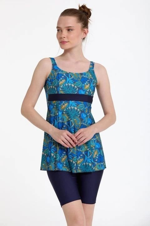 Melonika Argento 0551-367 Kadın Taytlı Tankini