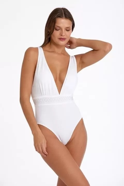 Melonika Argento 0363-3058 Kadın Göğüs Detay Mayo