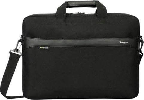 1001 Üniseks 15-16" Geolite Ecosmart Slim Brief Briefcase, Siyah görsel 2