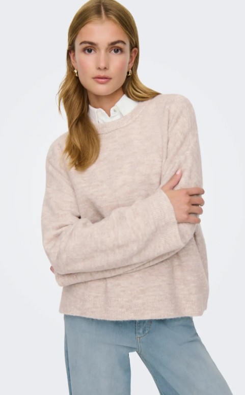Only Kadın Onlsımonı L/s O-Neck Kazak - 15368976 görsel 8