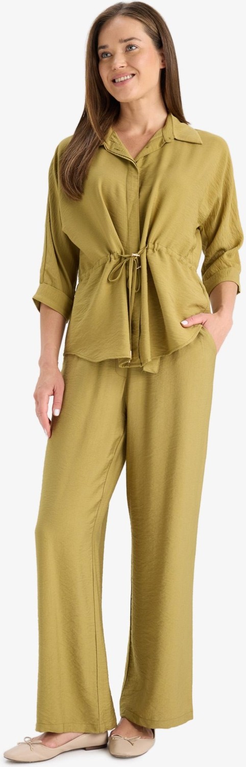 DeFacto Straight Fit Geniş Paça Pantolon F3420AX25AU