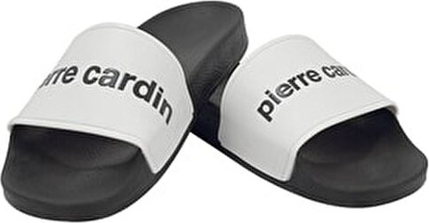 Pierre Cardin Unisex Pierre Cardin Siyah Plaj Havuz Deniz Terlik Günlük Kullanım İçin Hafif ve Rahat