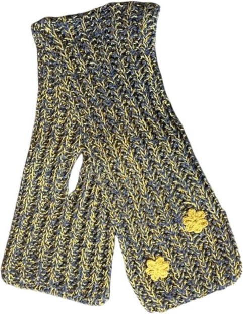 Uretti - Emine 9106 4643 El Örgüsü Bere ve Kaşkol Takımı görsel 4