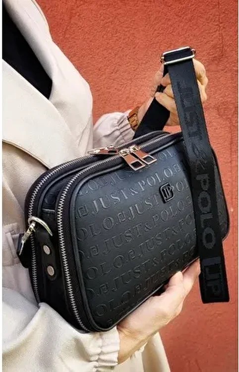 Just Polo Kadın 5 Bölmeli Çanta Suni Deri ile Günlük Kullanım için Şık ve Fonksiyonel