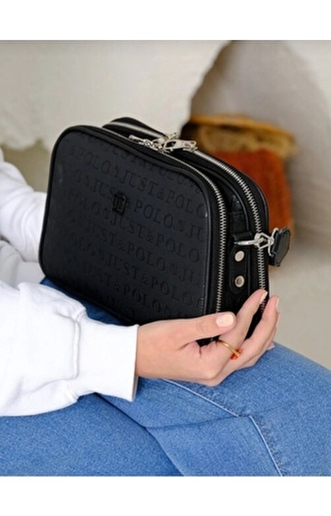 Just Polo Kadın 5 Bölmeli Çanta Suni Deri ile Günlük Kullanım için Şık ve Fonksiyonel görsel 4