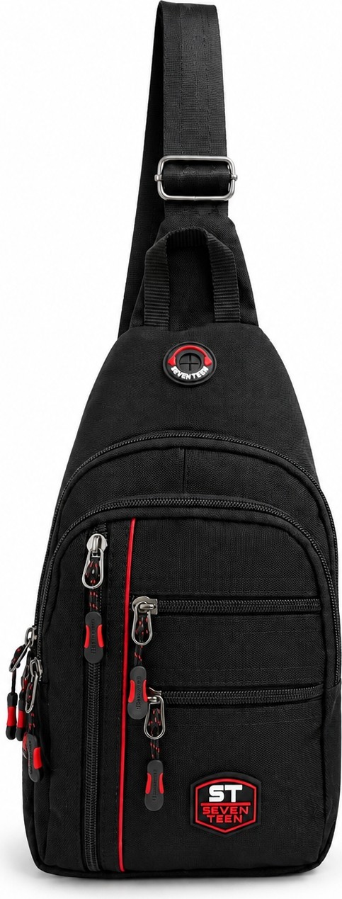 Seventeen Unisex Orta Boy Çok Gözlü Çapraz Askılı Body Bag görsel 7