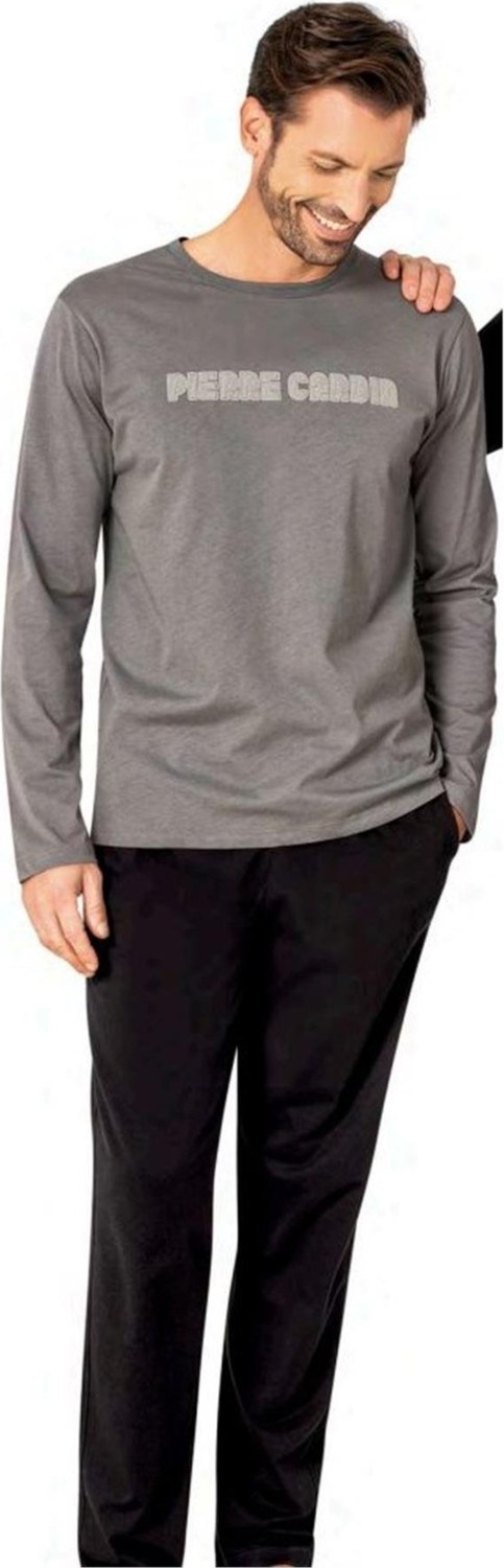 Pierre Cardin 6093 Erkek Uzun Kollu Bisiklet Yaka Pijama Takımı-Lacivert görsel 7