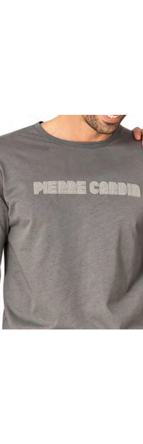 Pierre Cardin 6093 Erkek Uzun Kollu Bisiklet Yaka Pijama Takımı-Lacivert görsel 8