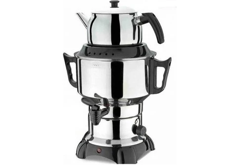 Resim Aldente Elektirikli 4.5 Lt Çelik Semaver Çaycı 