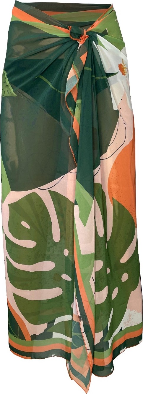 Bolder Shelly Şifon Santorini Pareo (150*100 Cm)