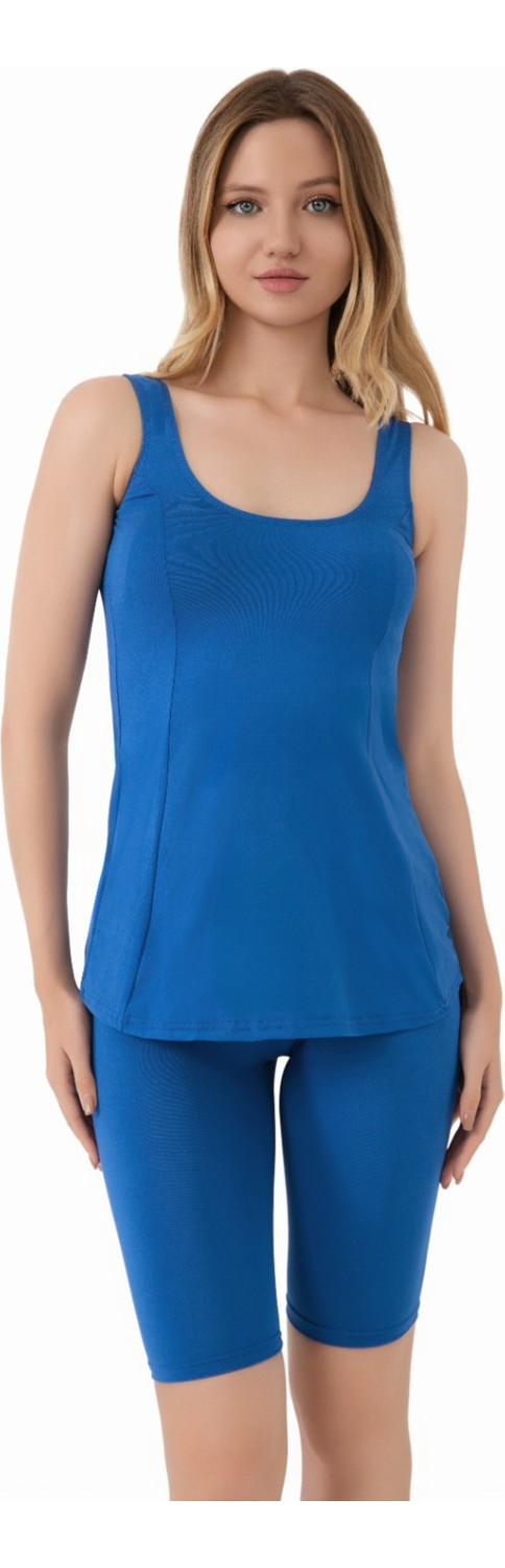 Moresun Taytlı Tankini Mayo görsel 5