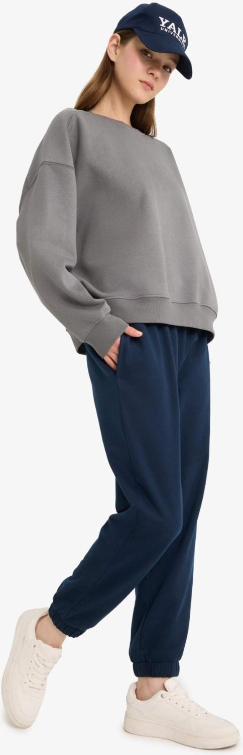 DeFacto Beli Lastikli Jogger Eşofman Altı X5391AZ25WN görsel 3