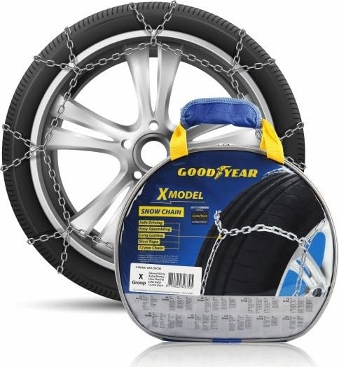 Die Grup Goodyear Hızlı Sök-Tak Ekstra Güçlü Kar Zinciri, 6 cm × 3,20 mm