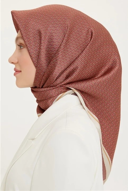 Armine Twill Ipek Eşarp 22YA8733 07 görsel 2