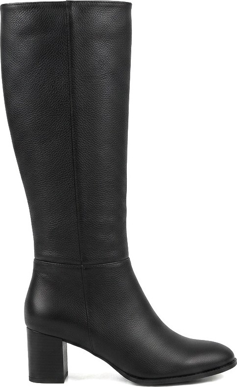 Zerenyus ZRK-X505 Premium Siyah Günlük Fermuarlı Uzun Kadın Çizme görsel 5