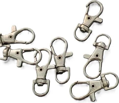 Orhan Çanta 1 Cm 50 Adet Balık Kanca Nikel (Gümüş) - Metal Çanta ve Cüzdan Askı Klipsi görsel 5