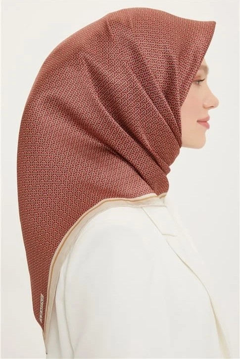 Armine Twill Ipek Eşarp 22YA8733 07 görsel 3