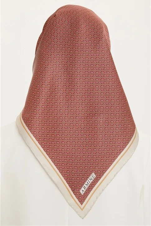 Armine Twill Ipek Eşarp 22YA8733 07 görsel 4