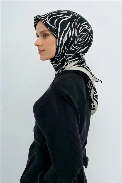 Armine Saf Ipek Twill Eşarp 9511D 14 görsel 6