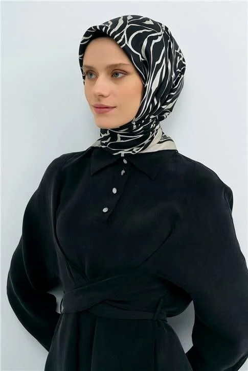 Armine Saf Ipek Twill Eşarp 9511D 14 görsel 7